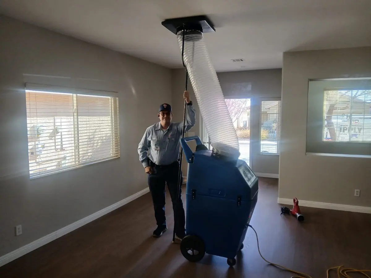 Professional Dryer Vent Cleaning work inside a Morrisville home